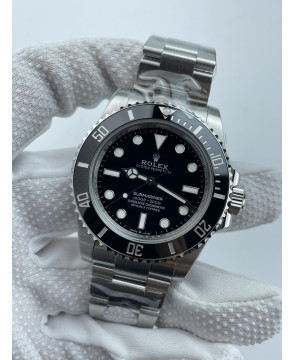 (준비완료/특급배송)NO.3477/QP공장 Submariner 41mm 124060 No Date Black Ceramic 904L Steel 3230